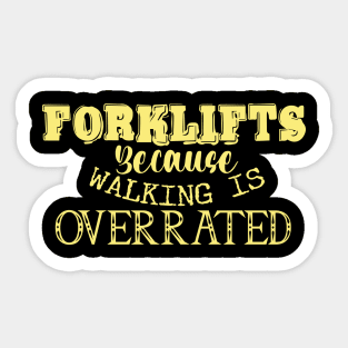 Forklift Certified Meme Sticker